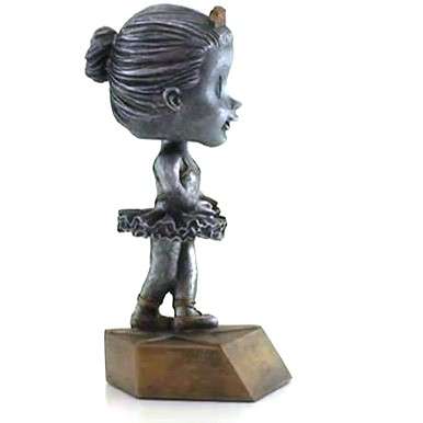 Dance Bobblehead Trophy | Engraved Ballerina Award - 6 Inch Tall Decade Awards