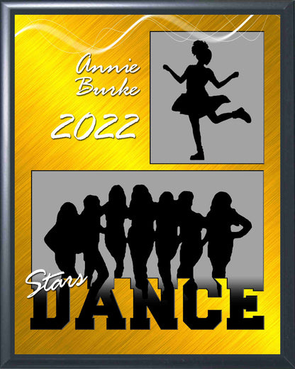 Dance Memory Mate Plaque 2 - Personalized | Individual & Company Pictures Plaque - 8" x 10" Decade Awards
