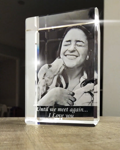 3D Subsurface Crystal Vertical Rectangle Crystal Award Decade Awards