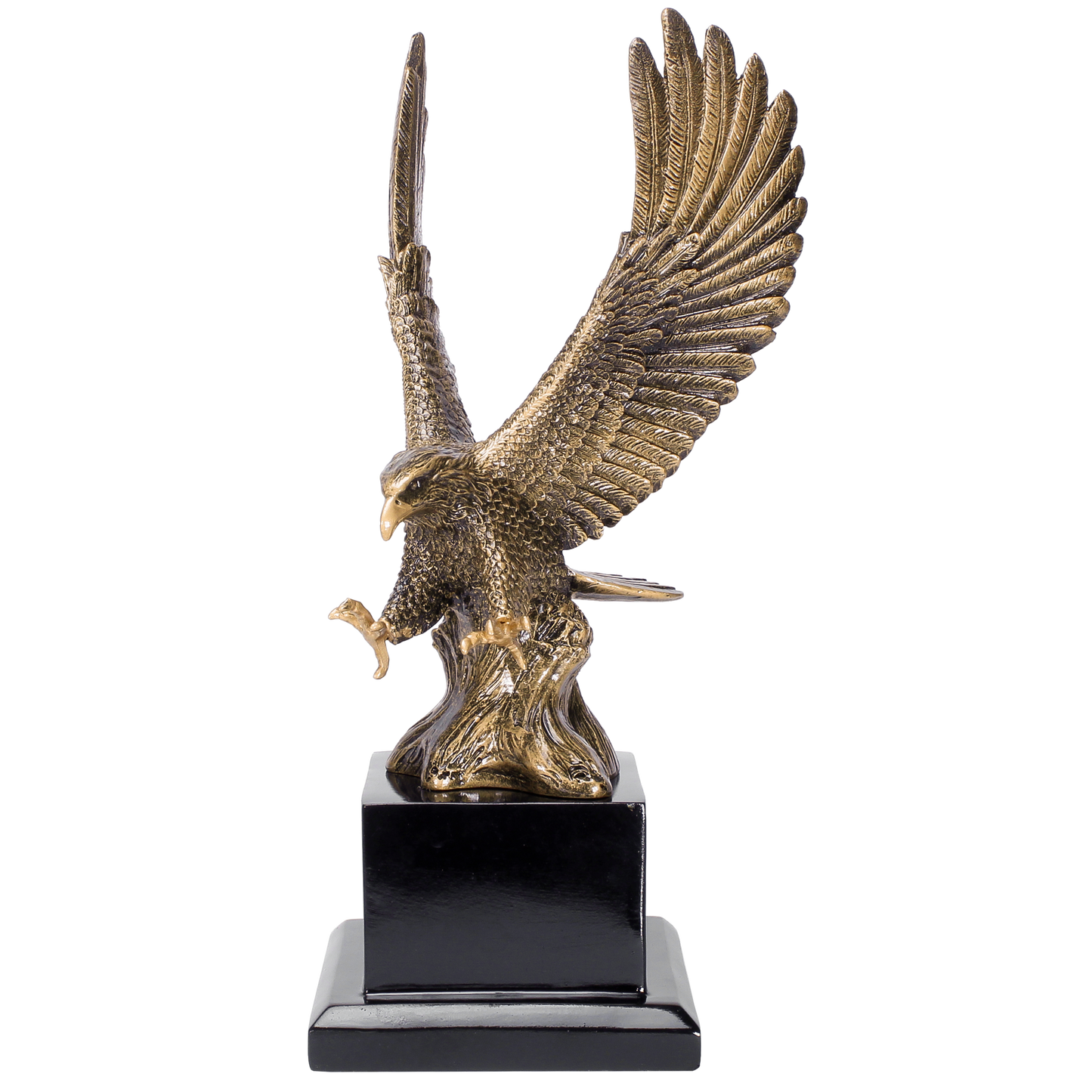 Eagle Trophy | Personalized Eagle Award | Black Base | 10.75 Inches Tall