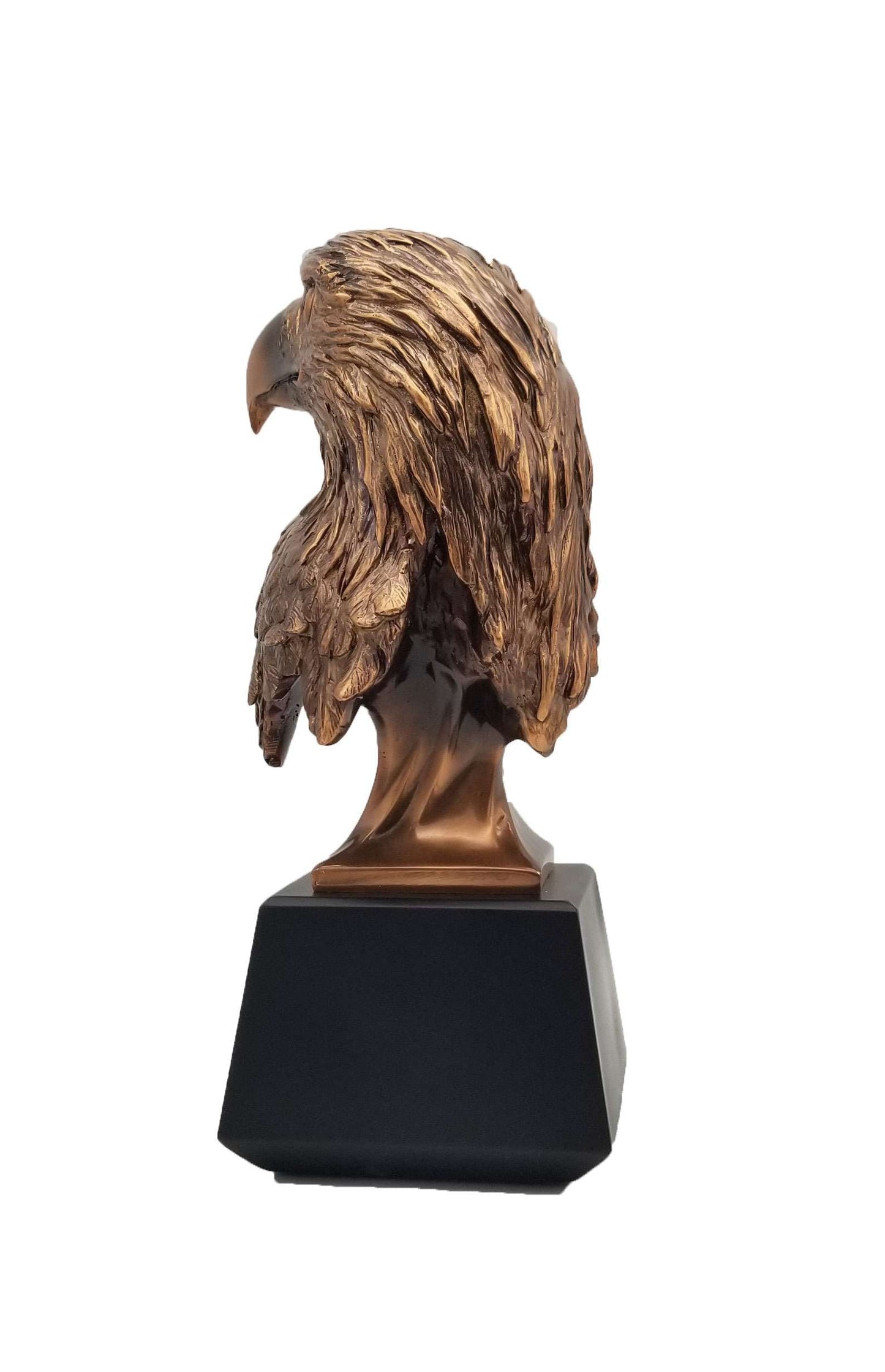 Eagle Head Bronze Award | Engraved Bronzed Eagle Head Trophy - 8, 9 or 10 Inch Tall Decade Awards