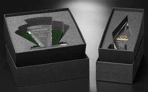 Elite Circle Crystal Corporate Award | Engraved Crystal Circle Award - 4", 5" or 6" Diameter Decade Awards