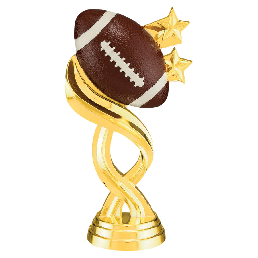 Fantasy Football Toilet Paper Trophy with football topper custom engraved loser award – Decade Awards