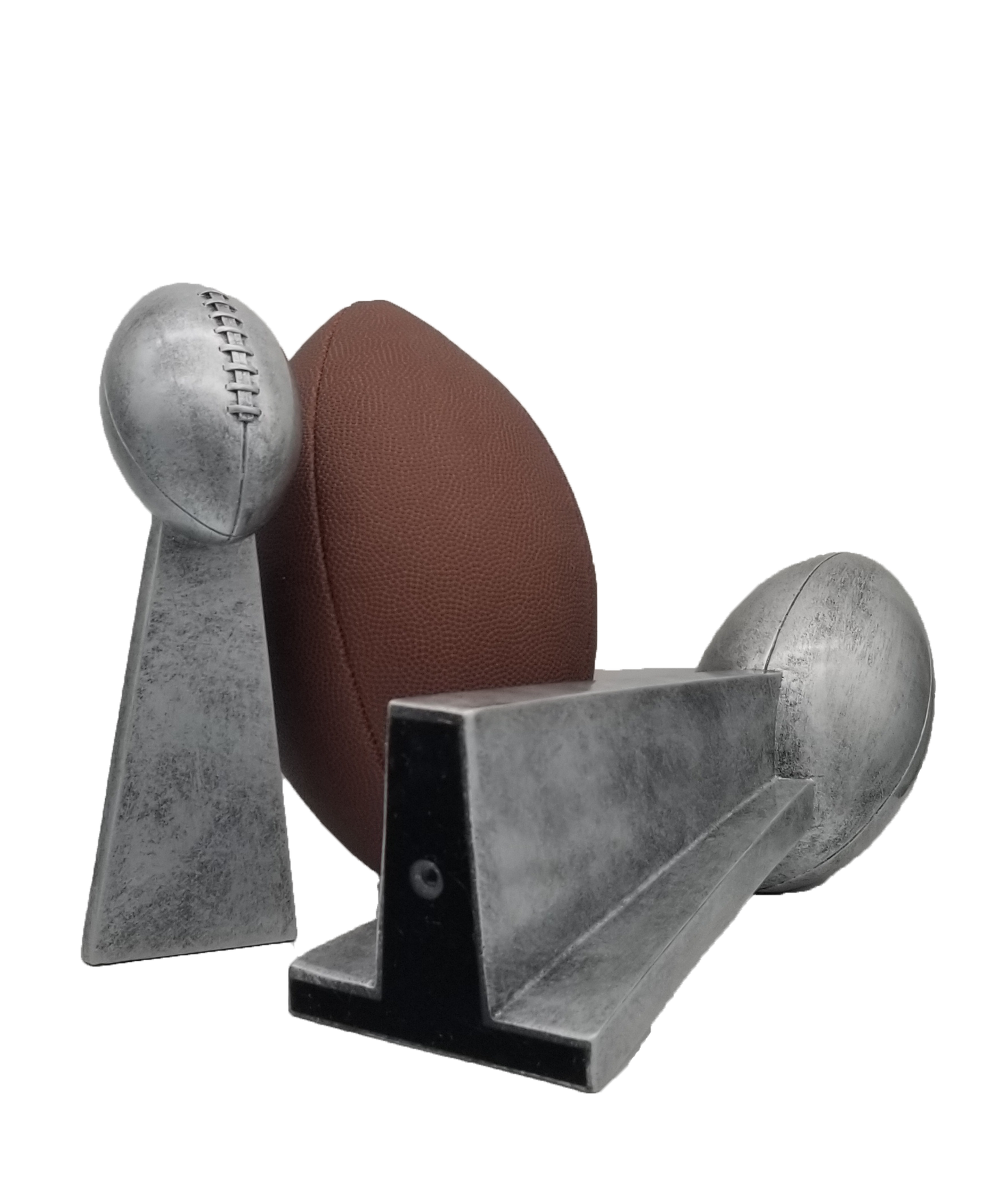 Fantasy Football Champion Silver Tower Trophy | FFL Winner Award - 10.25 or 15 Inch Tall