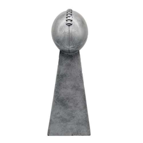 Fantasy Football Champion Silver Tower Trophy | FFL Winner Award - 15 Inch Tall