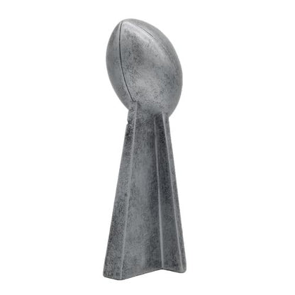 Fantasy Football Champion Silver Tower Trophy | FFL Winner Award - 10.25 or 15 Inch Tall