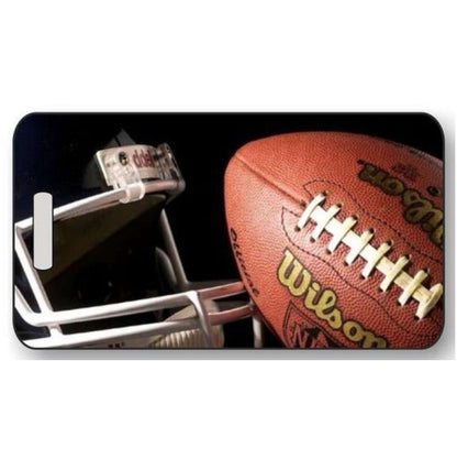 Football Luggage Tag | Personalized or Fill-in Bag Tag for Players