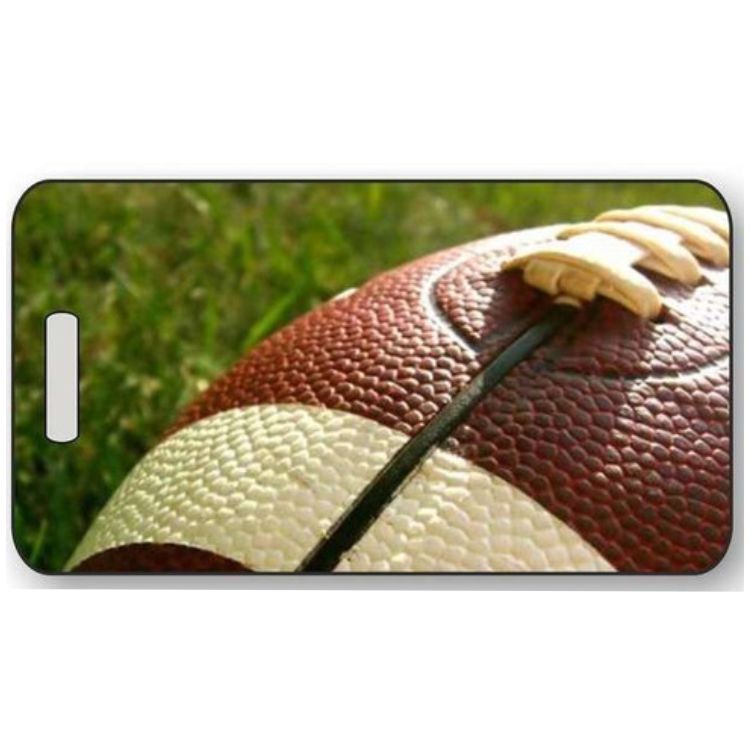 Football Luggage Tag | Personalized or Fill-in Bag Tag for Players