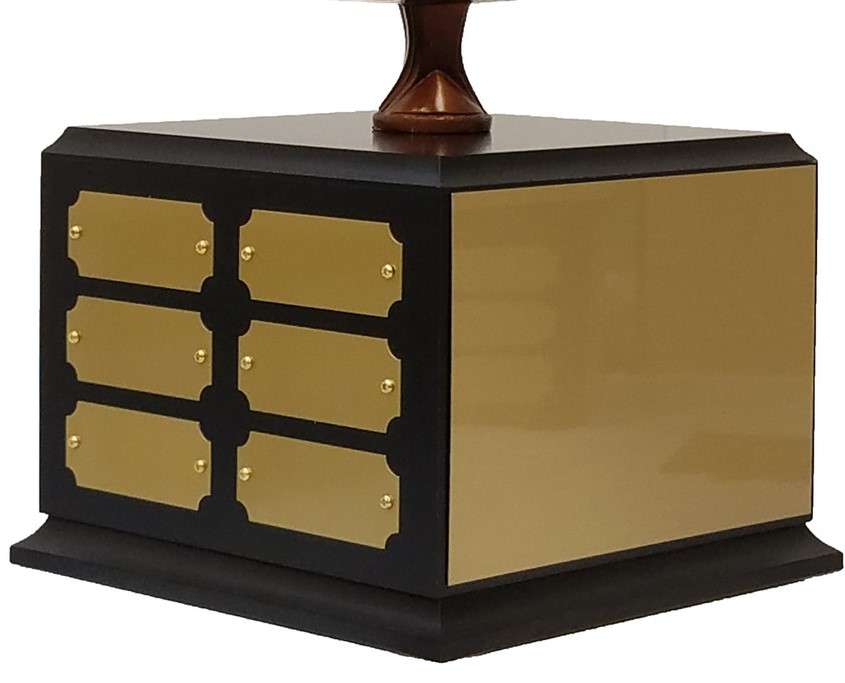 Fantasy Baseball Armchair Perpetual Trophy | Engraved Baseball Fantasy League Perpetual Award - 10.5 Inch Tall Decade Awards