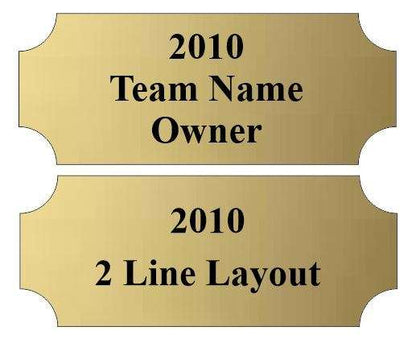 Fantasy Basketball Armchair Perpetual Trophy | Engraved Basketball Perpetual Award - 10.5 Inch Tall Decade Awards