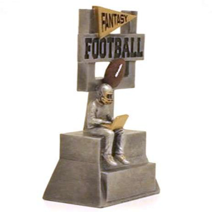 Fantasy Football Goalpost Trophy | Engraved FFL Award - 7 Inch Tall Decade Awards