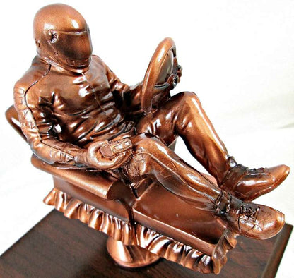 Fantasy Racing Armchair Perpetual Trophy | Engraved Racing Fantasy League Award - 10.5 Inch Tall Decade Awards