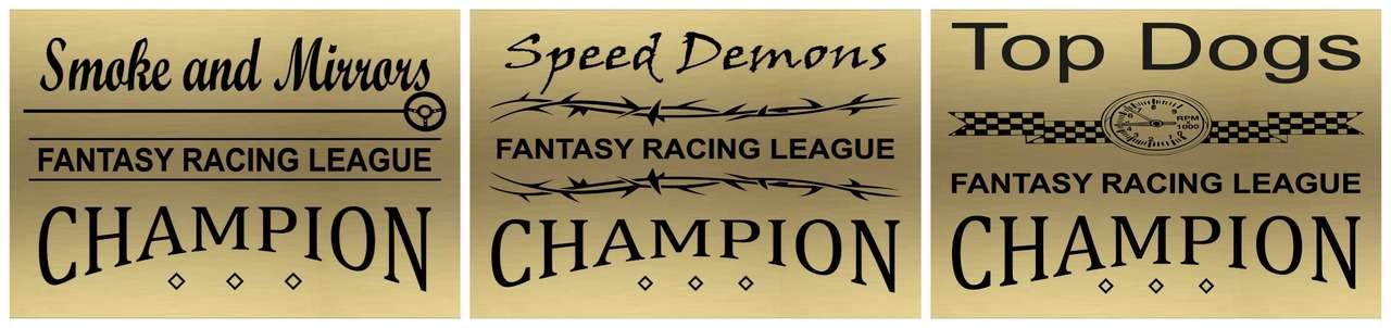 Fantasy Racing Armchair Perpetual Trophy | Engraved Racing Fantasy League Award - 10.5 Inch Tall Decade Awards