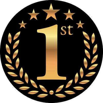 Female Champion Trophy - 1st Place | Engraved Woman Warrior First Place Award - 6.75 Inch Tall Decade Awards