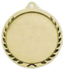 Field Hockey Wreath Medal - Gold | Engraved Gold Field Hockey Medallion - 2.75 Inch Wide Decade Awards