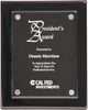 Floating Acrylic Plaque with Black Piano Finish | Engraved High Gloss Black Plaque - 8" x 10", 9" x 12" or  10.5" x 13" Decade Awards