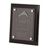 Floating Acrylic Plaque with Black Piano Finish | Engraved High Gloss Black Plaque - 8" x 10", 9" x 12" or  10.5" x 13" Decade Awards