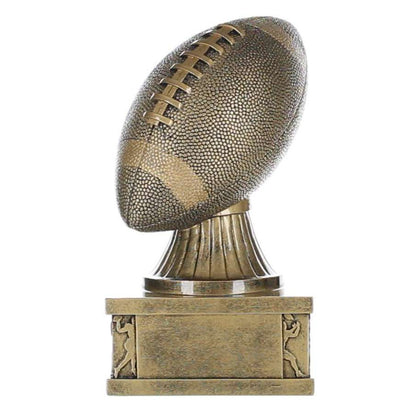 Personalized Football Trophy with Action Pedestal Design – 7 Inch Custom Engraved Football Award by Decade Awards