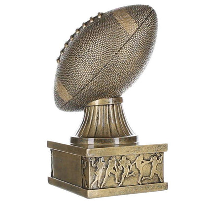 Personalized Football Trophy with Action Pedestal Design – 7 Inch Custom Engraved Football Award by Decade Awards