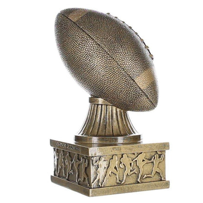 Personalized Football Trophy with Action Pedestal Design – 7 Inch Custom Engraved Football Award by Decade Awards