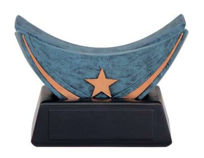 Football Game Ball Holder | Engraved Football Stand - 4 Inch Tall Decade Awards