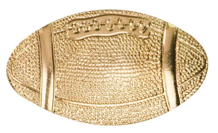 Football Lapel Pin | Letter Jacket Chenille Pin - Gridiron Decade Awards