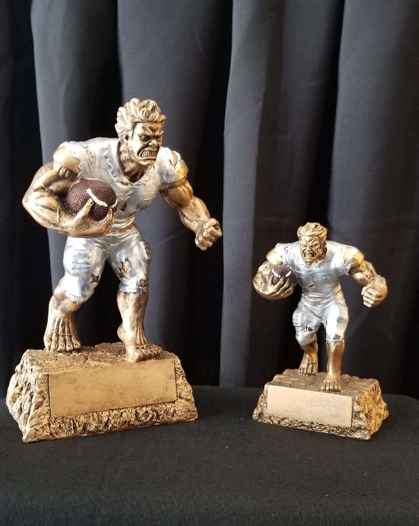 Football Monster Trophy | Engraved Gridiron Beast Award - 6.75" or 9" Decade Awards