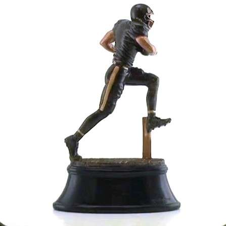 Football Power Forward Trophy | Engraved Football Runner Award - 8, 10 or 12 Inch Tall Decade Awards