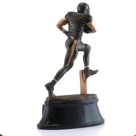 Football Power Forward Trophy | Engraved Football Runner Award - 8, 10 or 12 Inch Tall Decade Awards