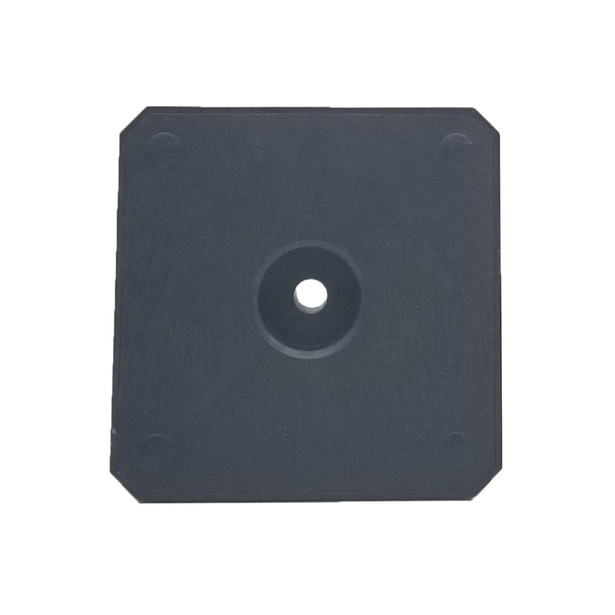 Black Gloss Weighted Plastic Trophy Base - 4.5" x 4.5" Decade Awards