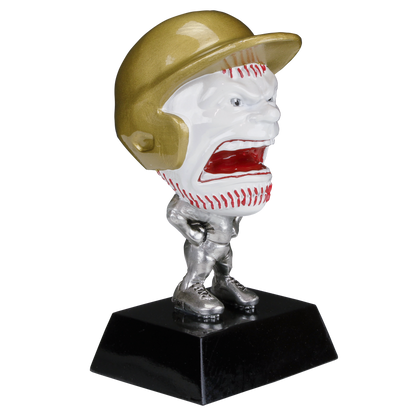 Personalized Baseball Trophy | Game Face Baseball Award | 6.25 Inch