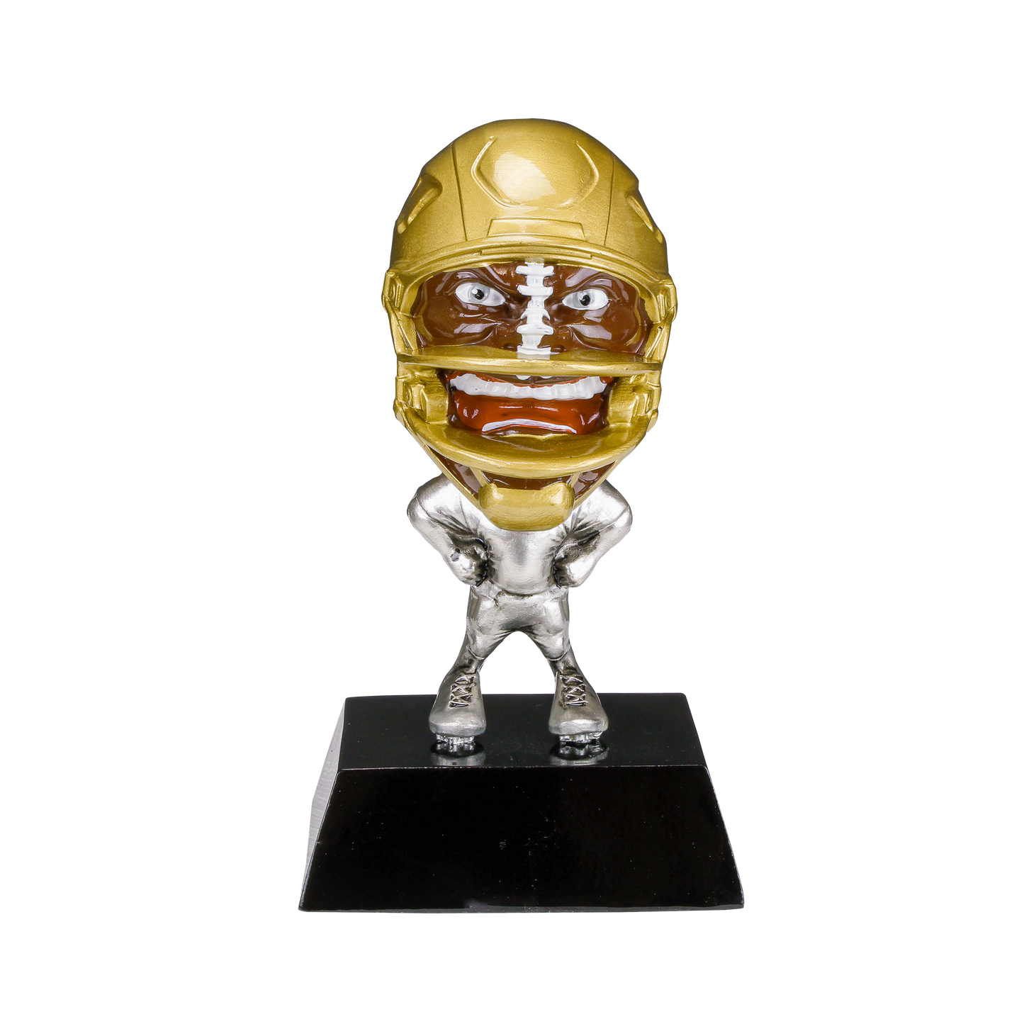 Personalized Football Trophy | Game Face Football Award | 6.25 Inch