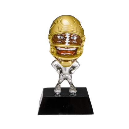 Personalized Football Trophy | Game Face Football Award | 6.25 Inch
