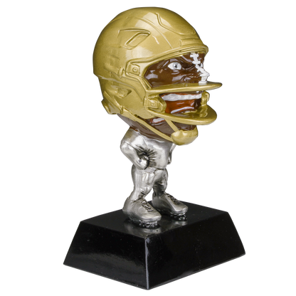 Personalized Football Trophy | Game Face Football Award | 6.25 Inch