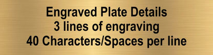 Cornhole Board Trophy / Engraved Cornhole 1st, 2nd or 3rd Place Award