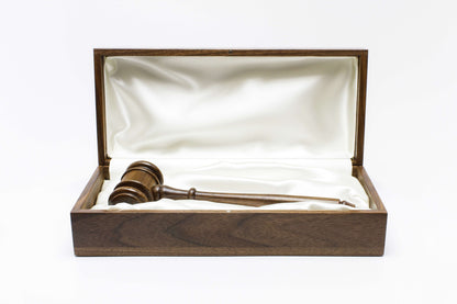 Gavel Presentation Set | Personalized Chairman Gavel - 10.5 Inch Tall Decade Awards