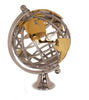 Globe Trophy Gold/Silver with Black Base | Engraved Global Award - 8.75" Decade Awards