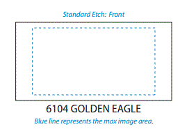 Golden Eagle Crystal Corporate Award | Engraved Crystal Eagle Award - 7" Tall Decade Awards