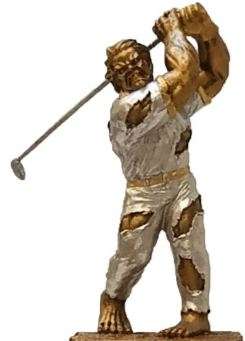 Golf Monster Perpetual Trophy | Engraved Golf Tournament Monster Perpetual Award - 13 Inch Tall Decade Awards