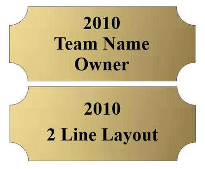 Golf Monster Perpetual Trophy | Engraved Golf Tournament Monster Perpetual Award - 13 Inch Tall Decade Awards