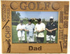 Golf Picture Frame - Personalized | Laser Engraved Wood Frame - 3 Sizes Decade Awards