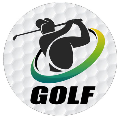 Golf Toilet Bowl Trophy, Action Pedestal  | Engraved Action Pedestal Golfer Toilet Award - 7 Inch Tall Decade Awards