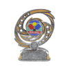 Pickleball Trophy | Hurricane | Personalized Pickleball Award | 6.5 Inches Tall