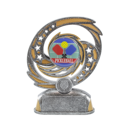 Pickleball Trophy | Hurricane | Personalized Pickleball Award | 6.5 Inches Tall
