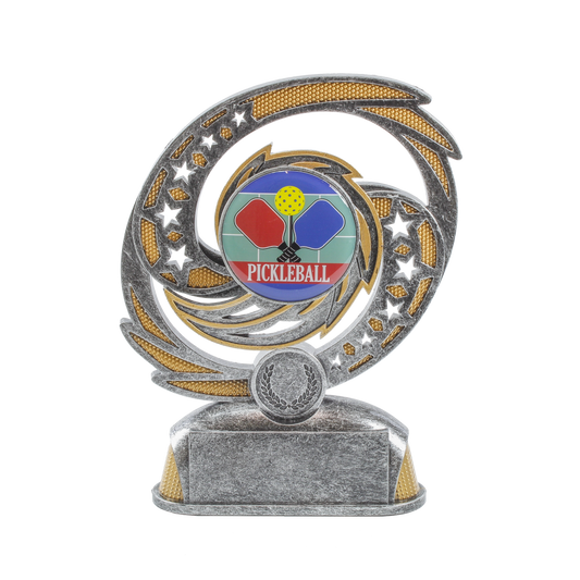 Pickleball Trophy | Hurricane | Personalized Pickleball Award | 6.5 Inches Tall