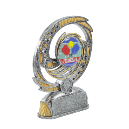 Pickleball Trophy | Hurricane | Personalized Pickleball Award | 6.5 Inches Tall