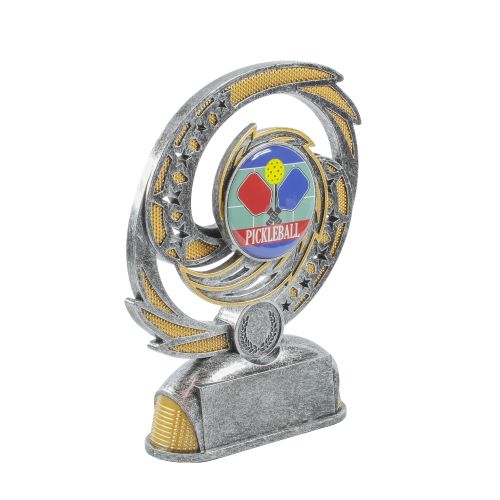 Pickleball Trophy | Engraved Pickleball Hurricane Award - 6.5" Tall Decade Awards