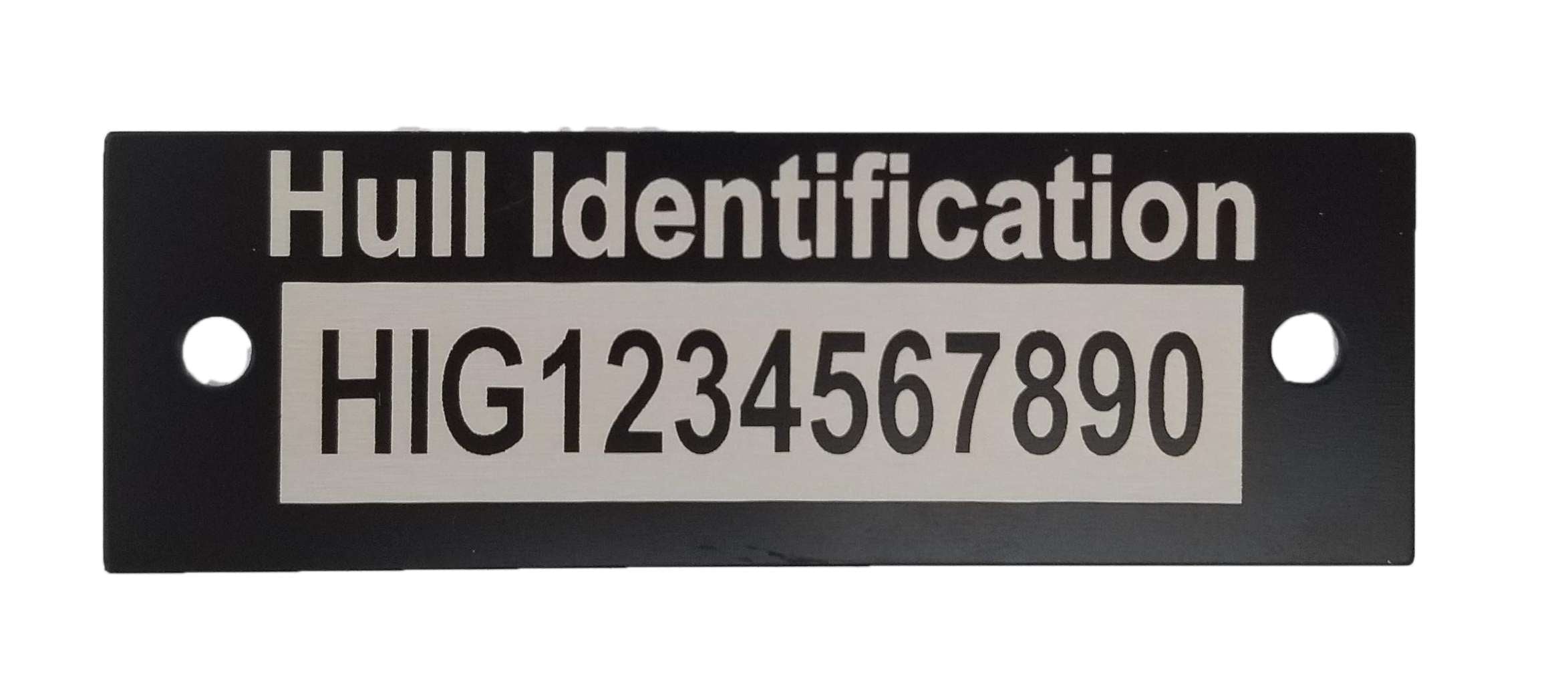 Boat Hull Identification Number Plate 1