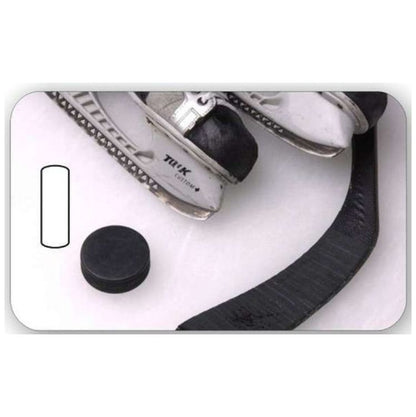 Hockey Luggage Tag | Personalized or Fill-in Bag Tag for Players