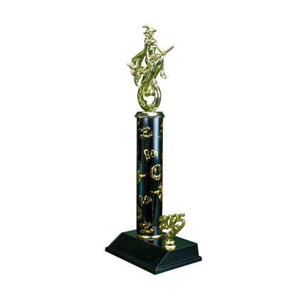 2025 Pumpkin Queen Halloween Trophy with free engraving - 15 Inch Tall Decade Awards